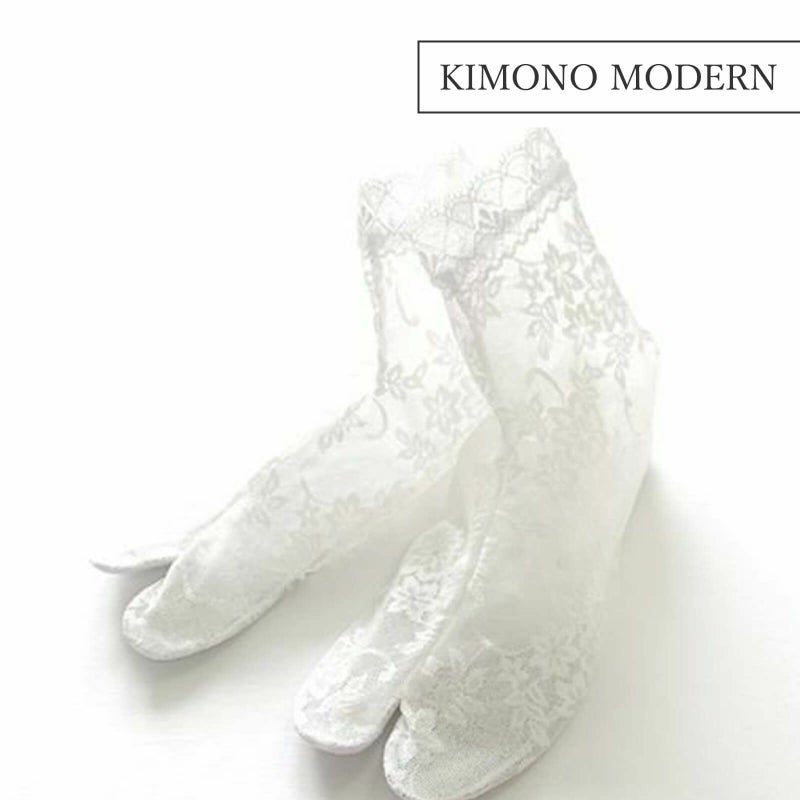 【レース足袋】靴下LIKE&長めがうれしい足首丈 - amanda