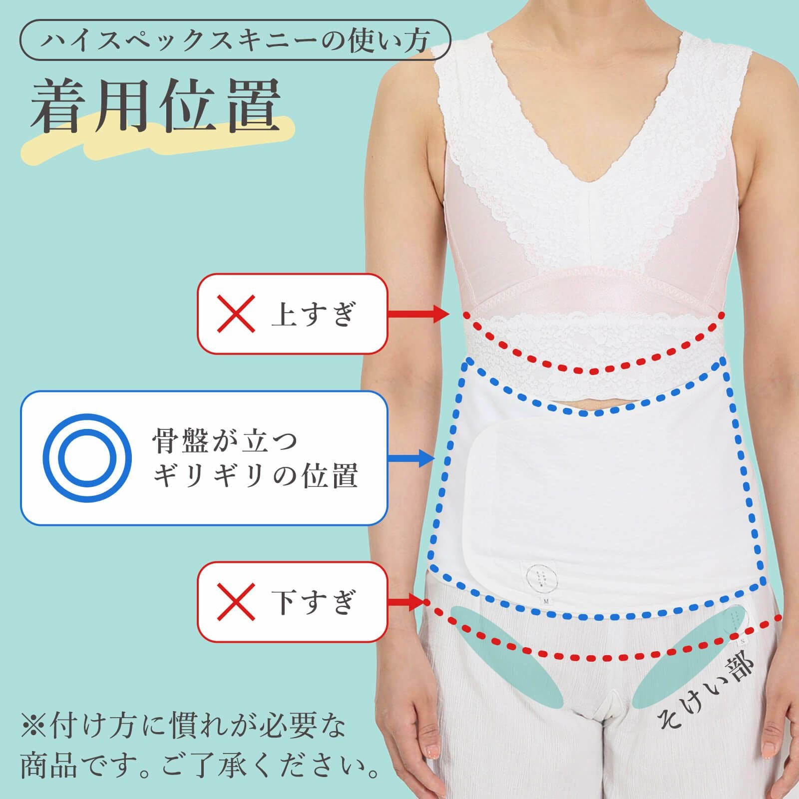 下腹、腰まわりの補整に:満点腰すっきりパッドスキニー【たかはし 下腹、腰まわりの補整に:満点腰すっきりパッドスキニー【たかはし