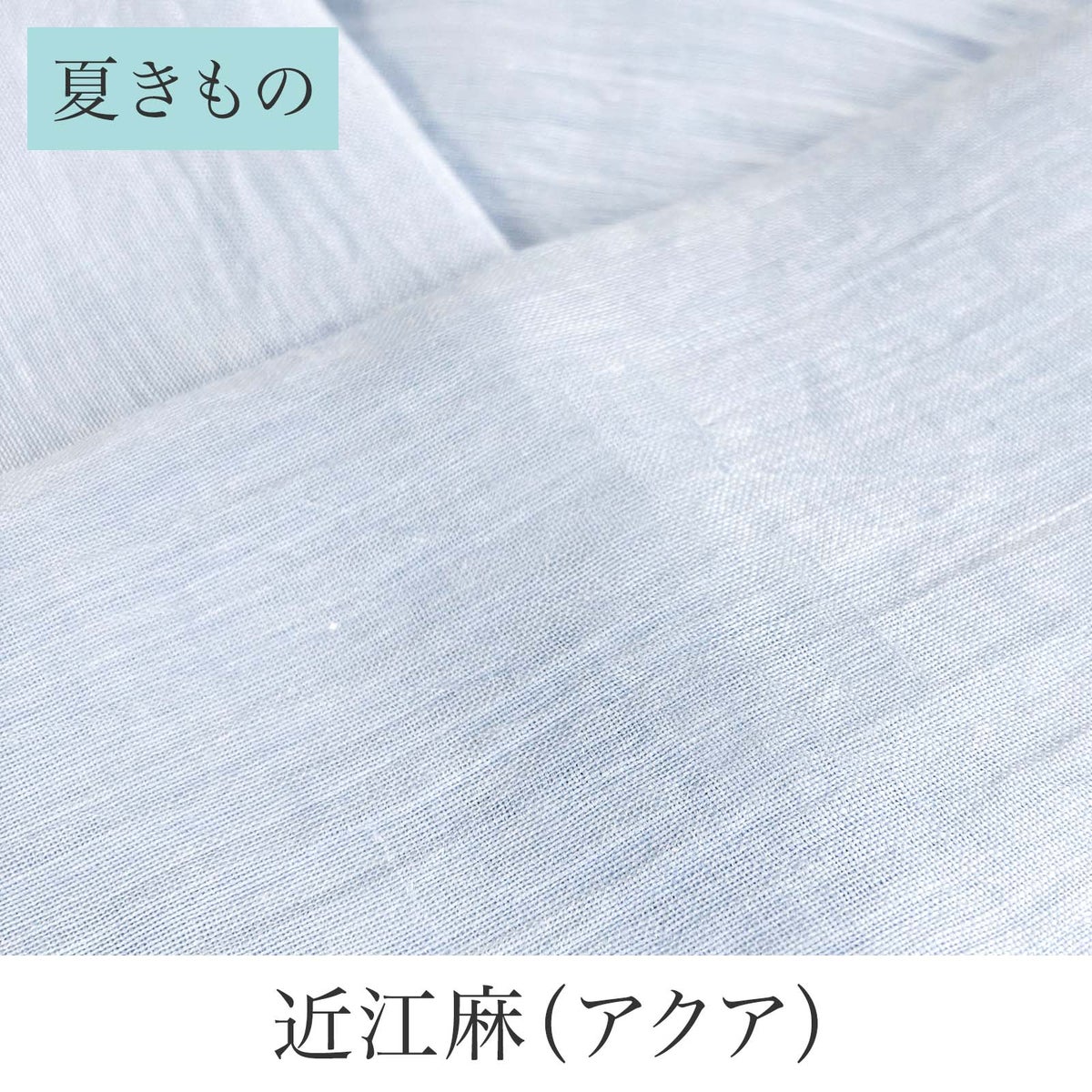 挟んで留める半衿革命 えりすぐり-近江麻