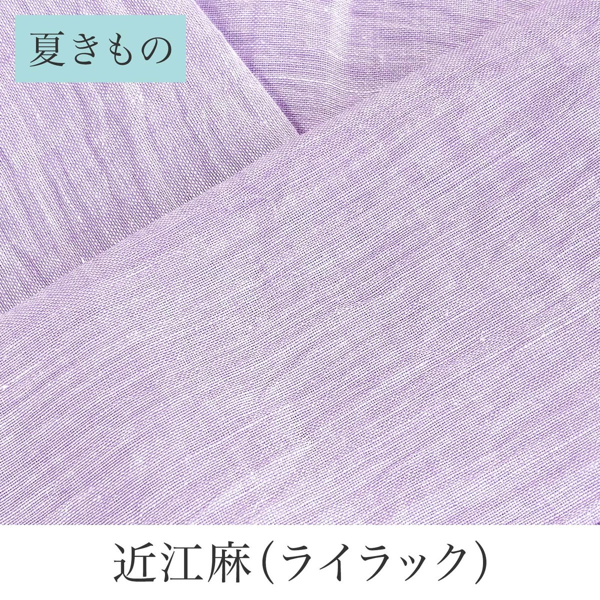 挟んで留める半衿革命 えりすぐり-近江麻